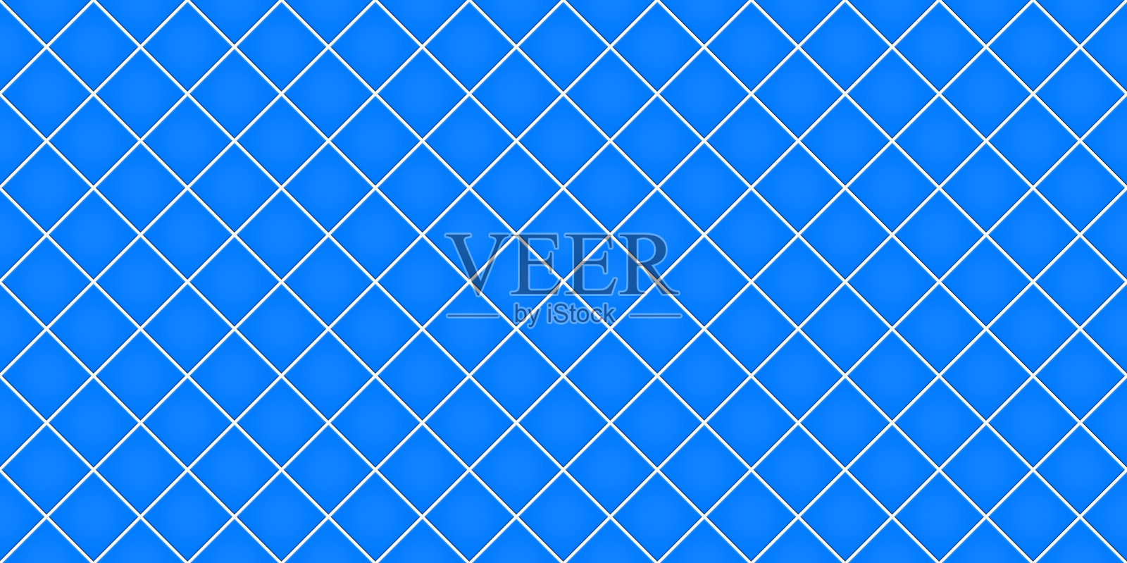 明亮的蓝色陶瓷瓷砖斜纹理背景矢量图插画图片素材