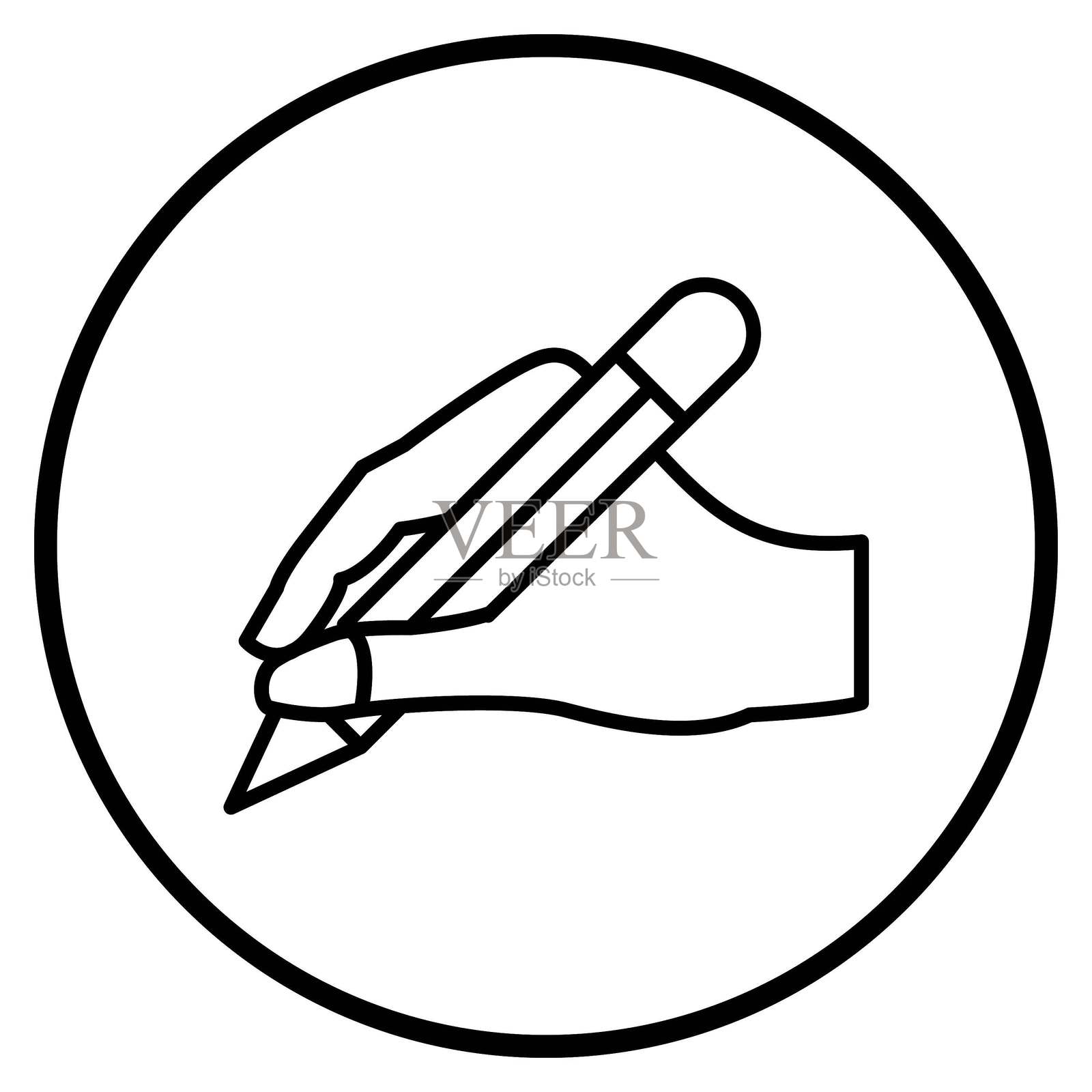 矢量手写风格图标设计插画图片素材