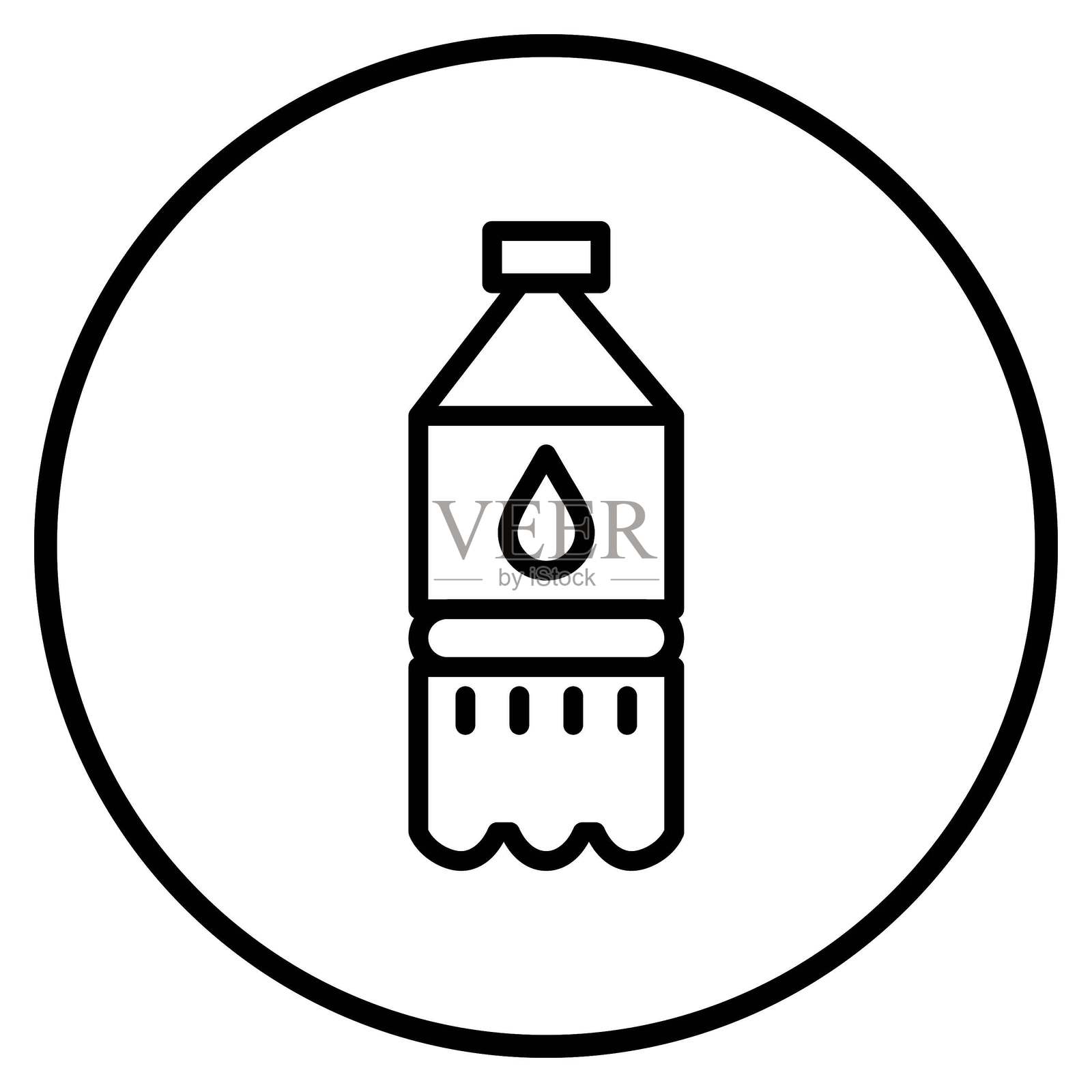 矢量设计油瓶图标风格插画图片素材