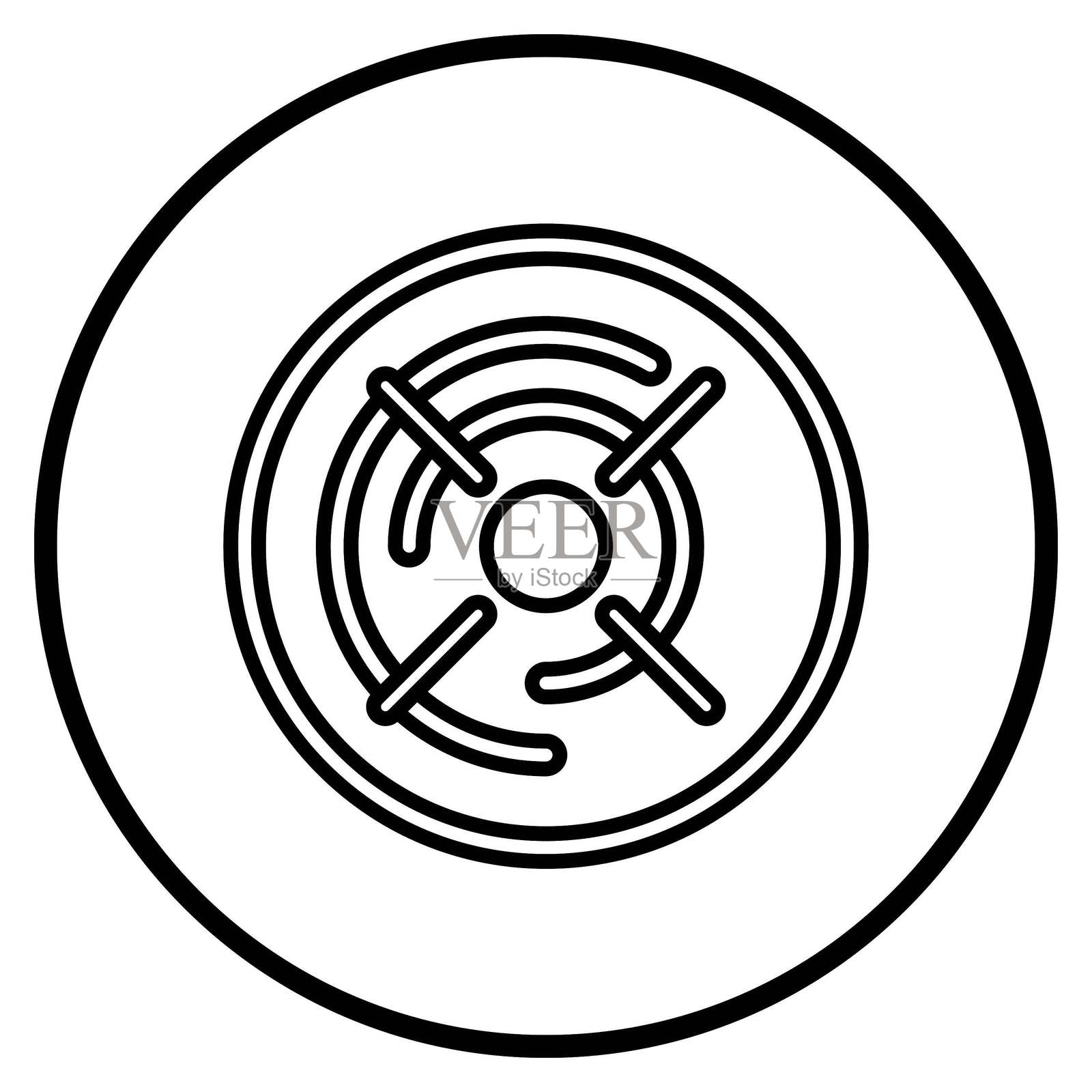 矢量设计范围图标风格插画图片素材