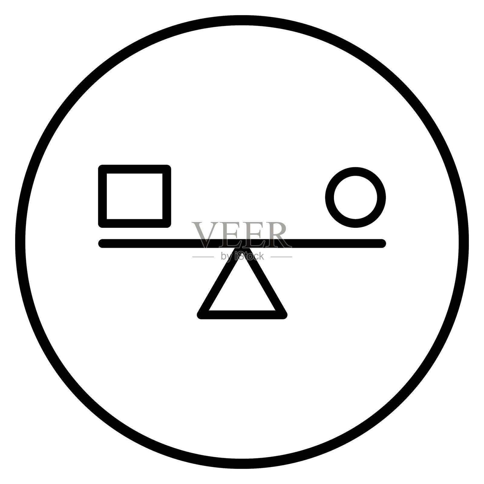 矢量设计平衡图标风格插画图片素材