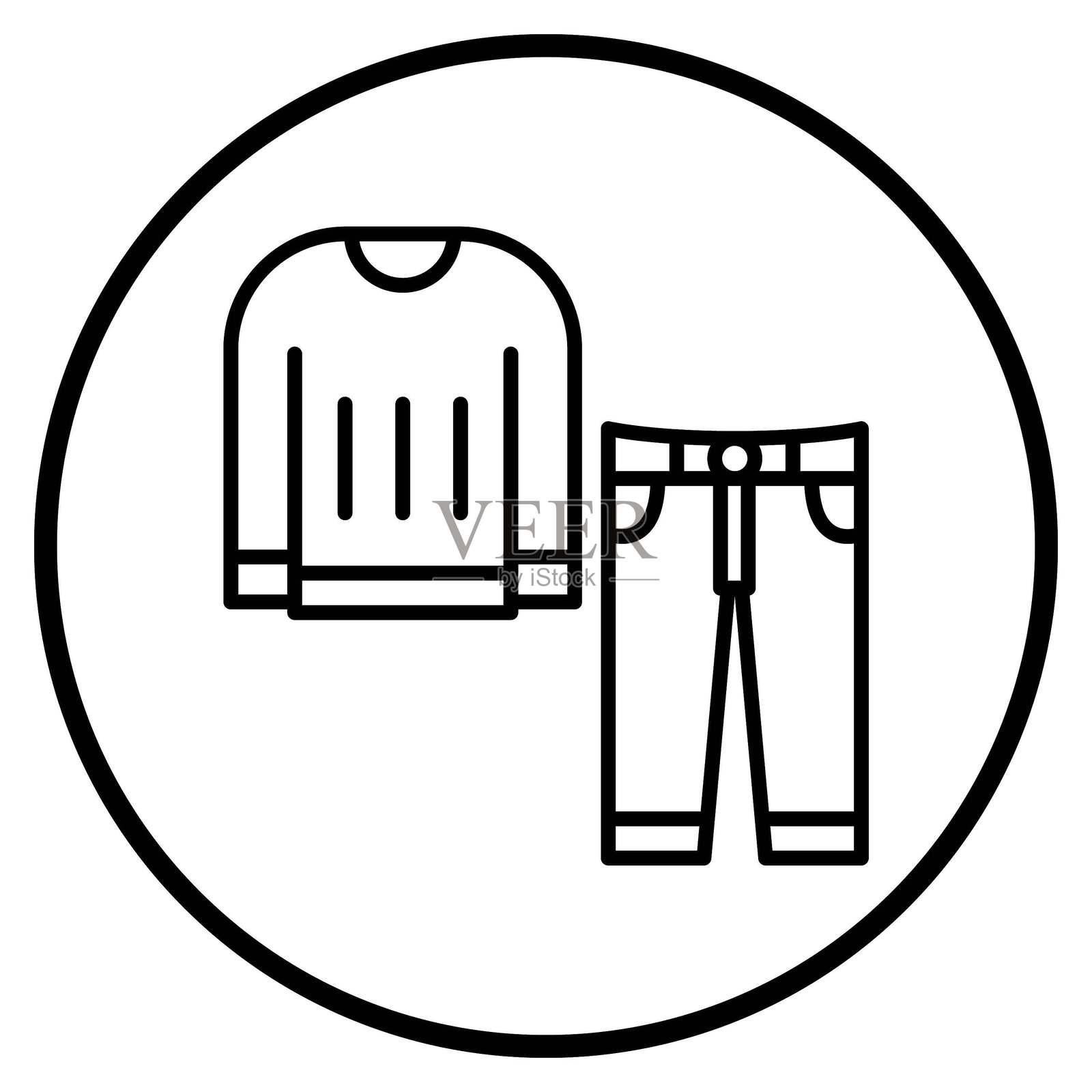 矢量设计男士正装图标风格插画图片素材