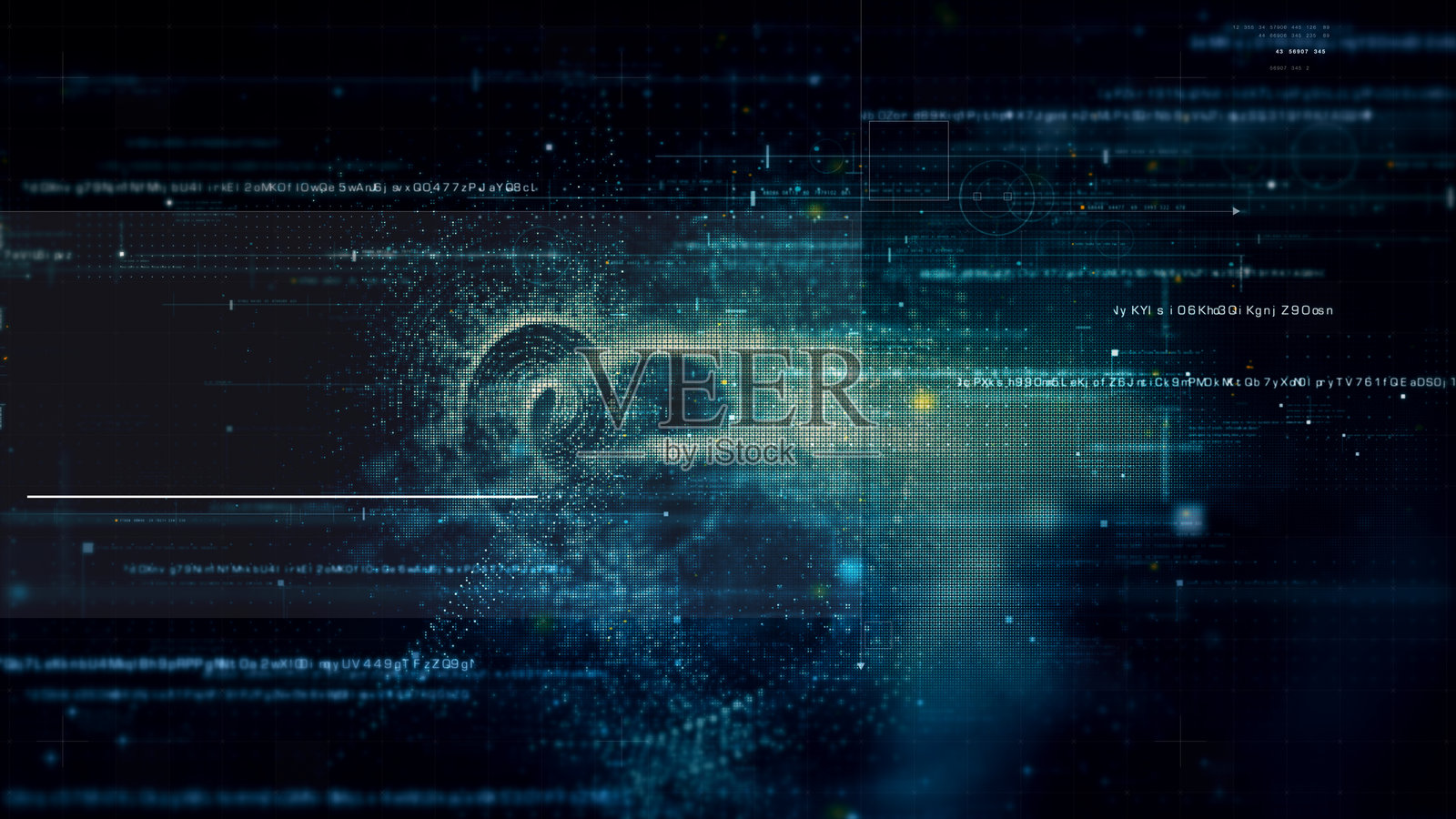 未来屏幕显示数据矩阵模拟背景照片摄影图片