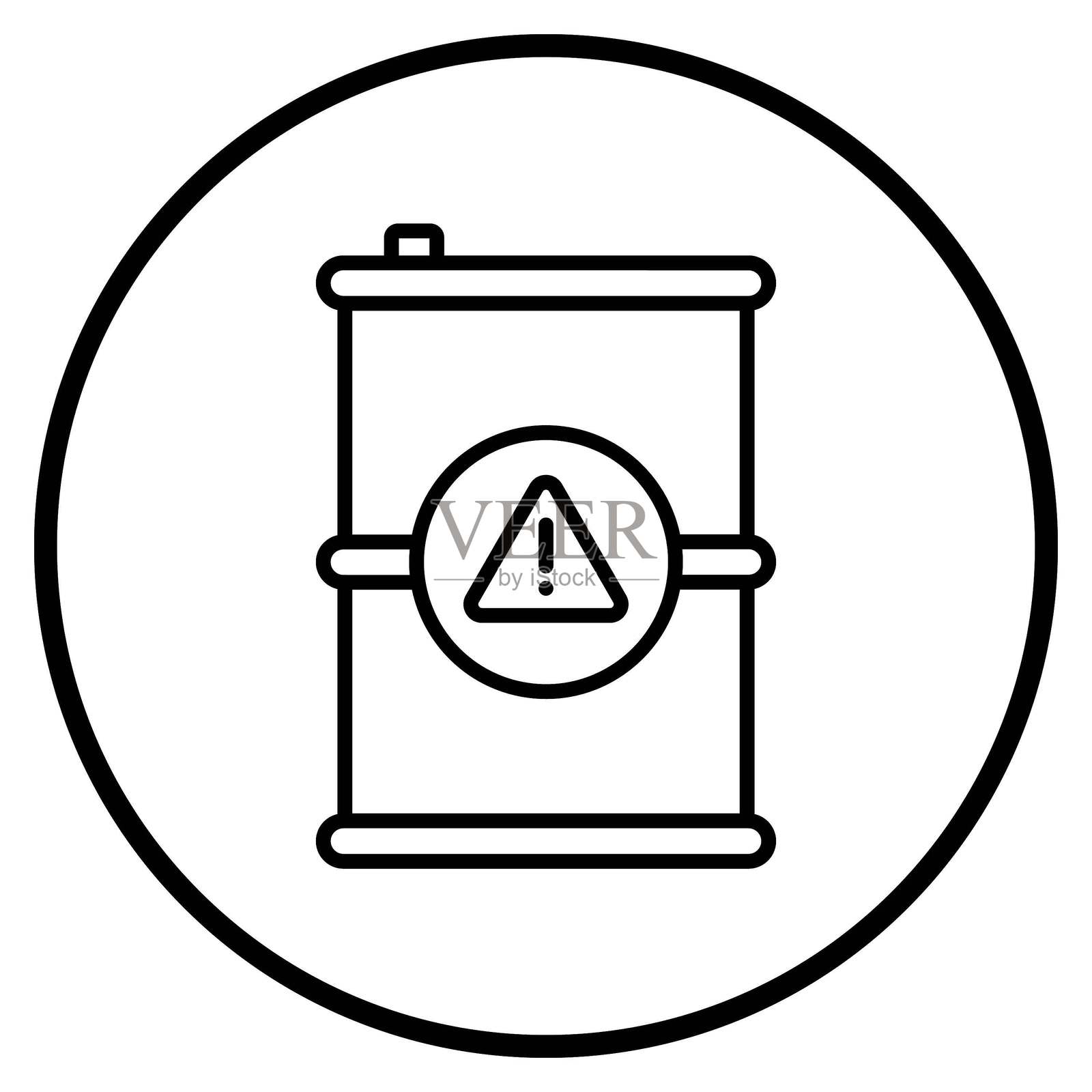 矢量毒废料图标风格设计插画图片素材