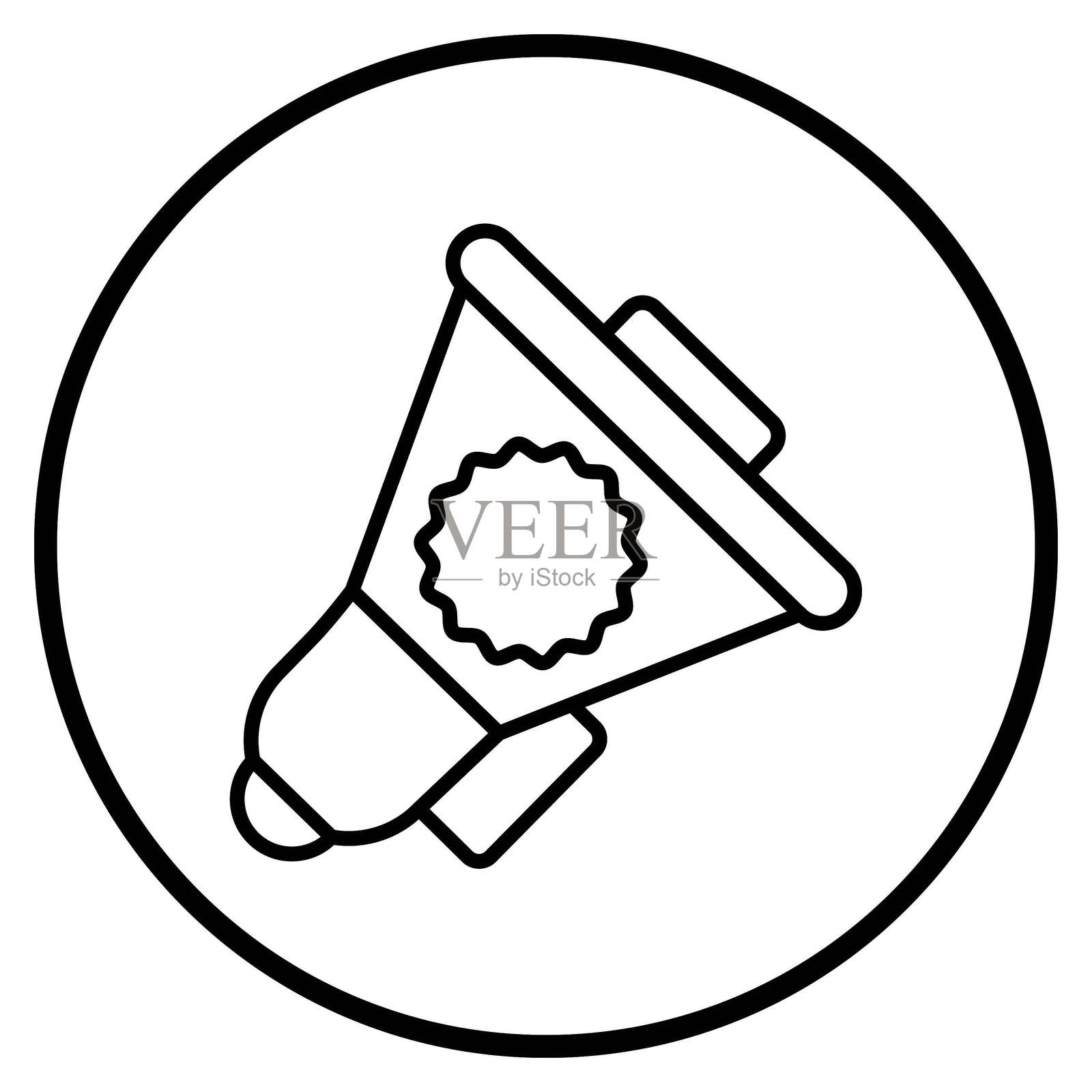 矢量设计啦啦队长图标风格插画图片素材