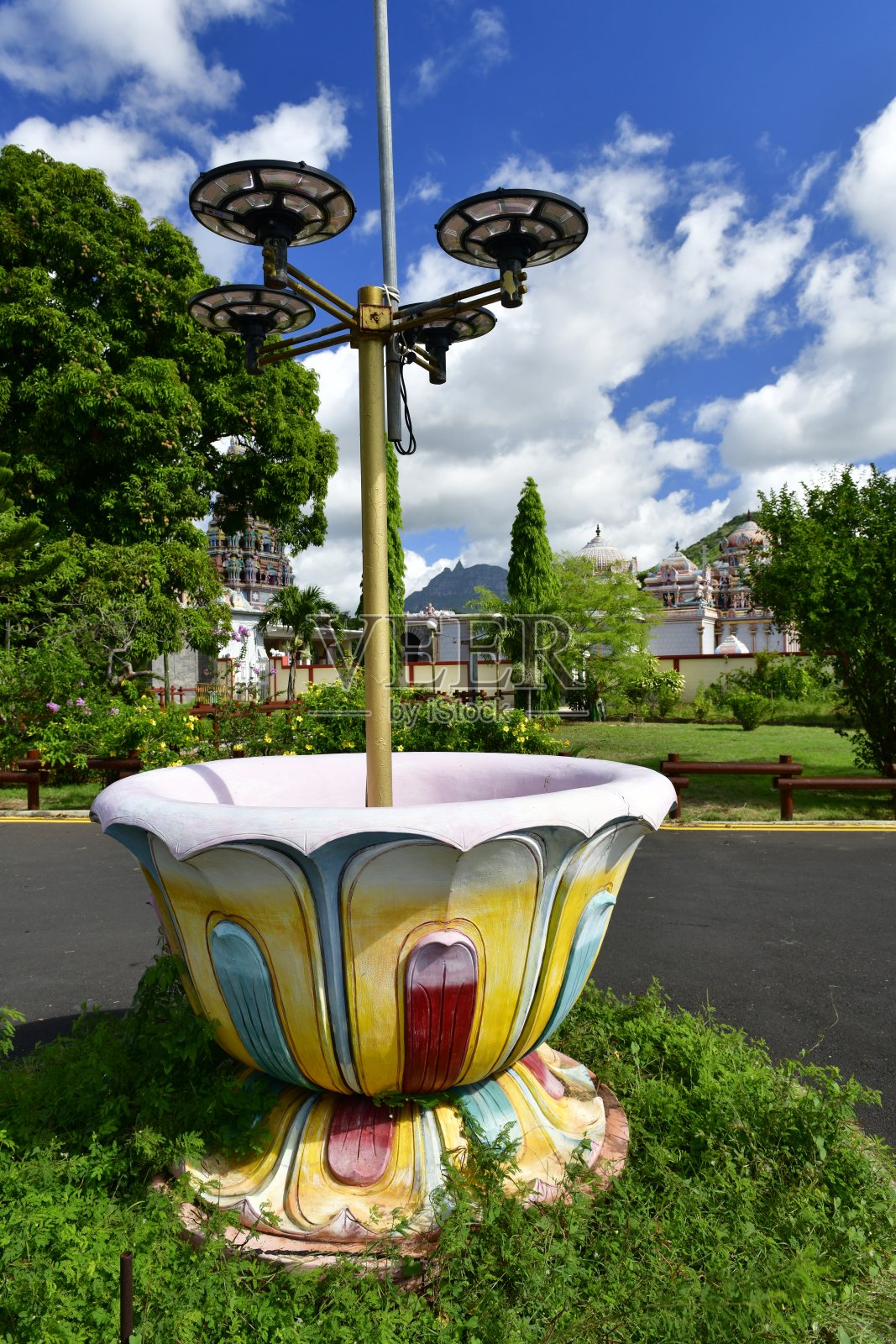 毛里求斯路易港，东非，索卡林加姆·米纳奇寺庙照片摄影图片