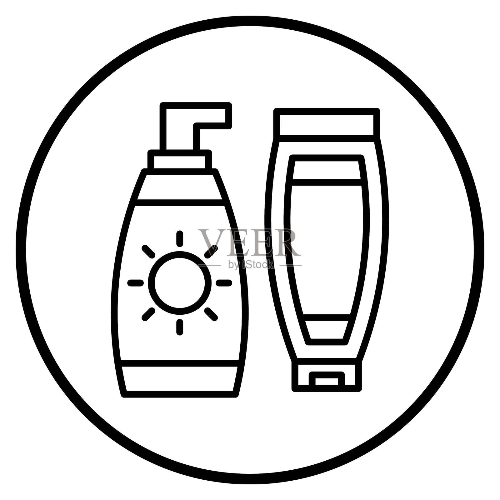 矢量设计美妆产品图标风格插画图片素材