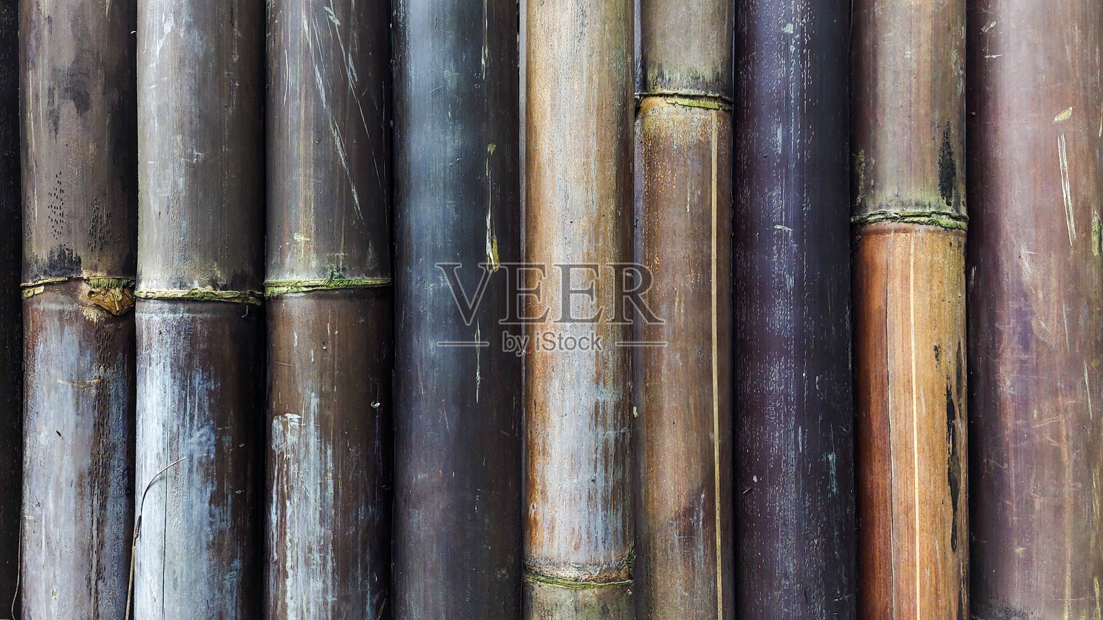 可作为美丽背景的棕色老竹子照片摄影图片