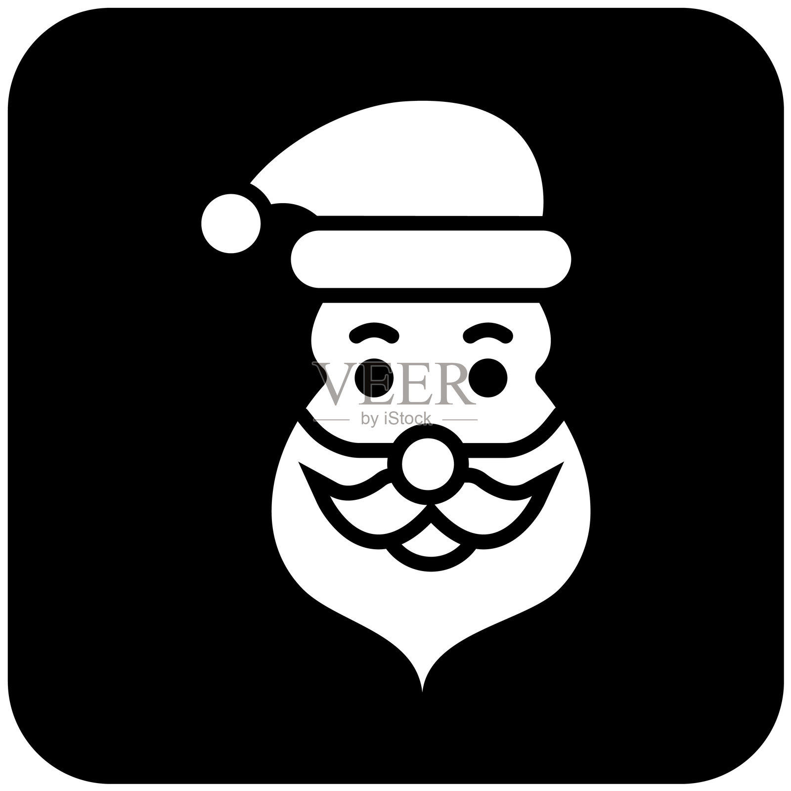 圣诞老人矢量图标设计插画插画图片素材