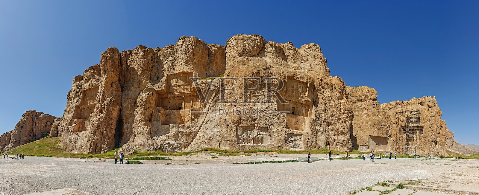 伊朗纳赫什鲁斯塔姆——一座伊朗的陵墓群照片摄影图片