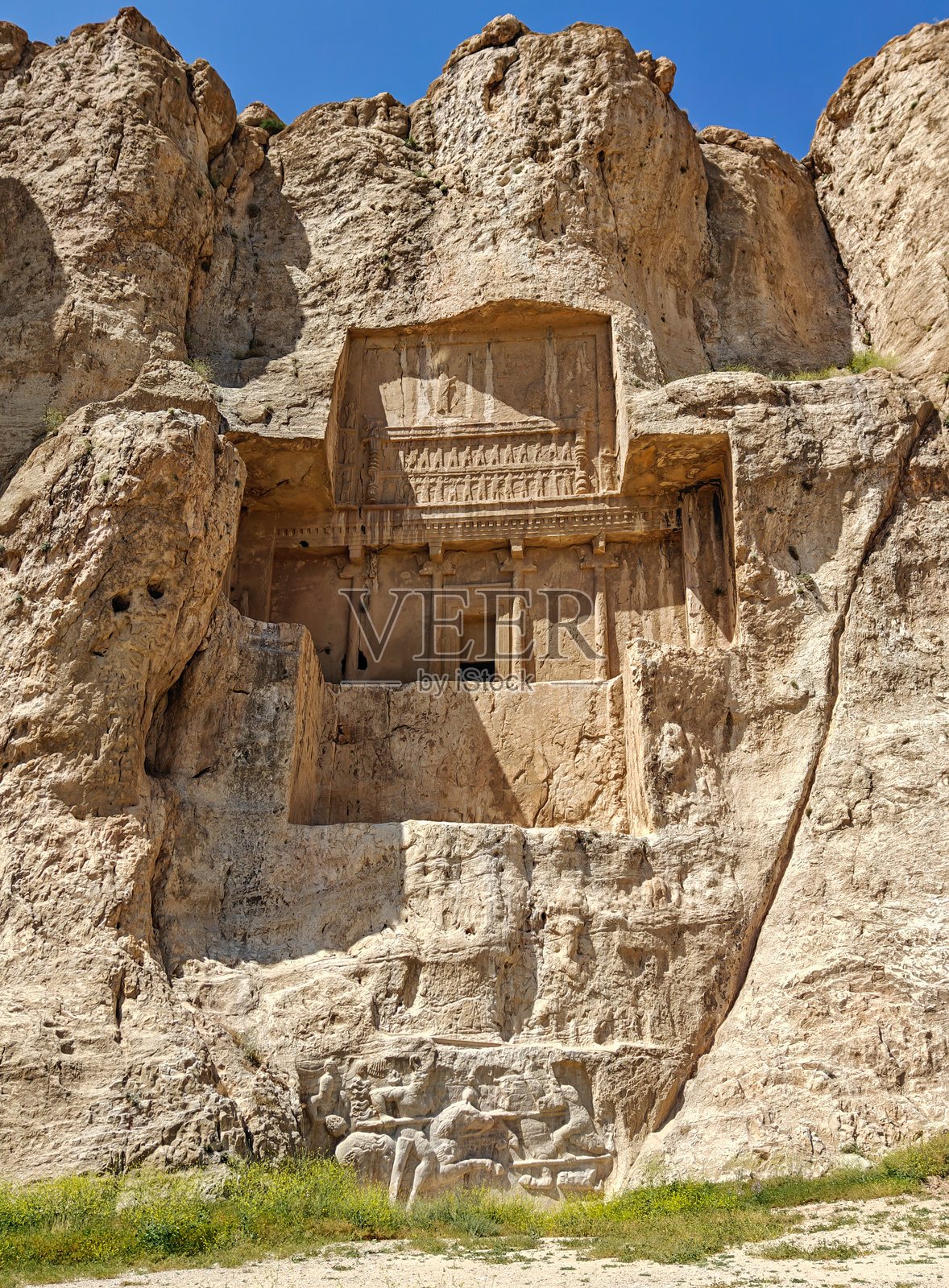 伊朗纳克什鲁斯塔姆——伊朗的古代陵墓群照片摄影图片