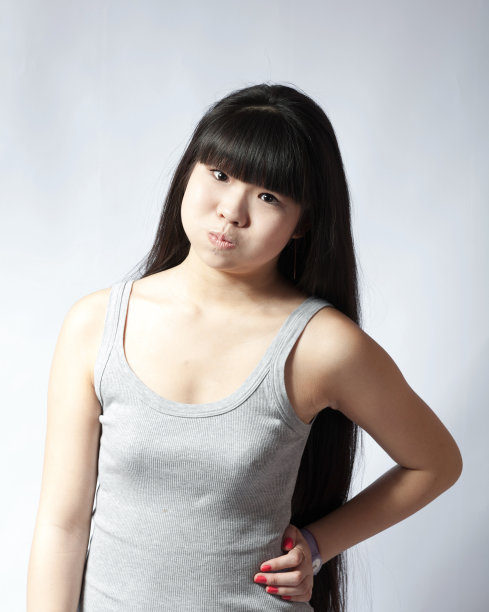 女人的脸与复制空间大头镜头做脸图片下载