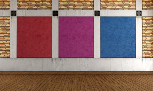 色彩斑斓的空的阁楼图片下载