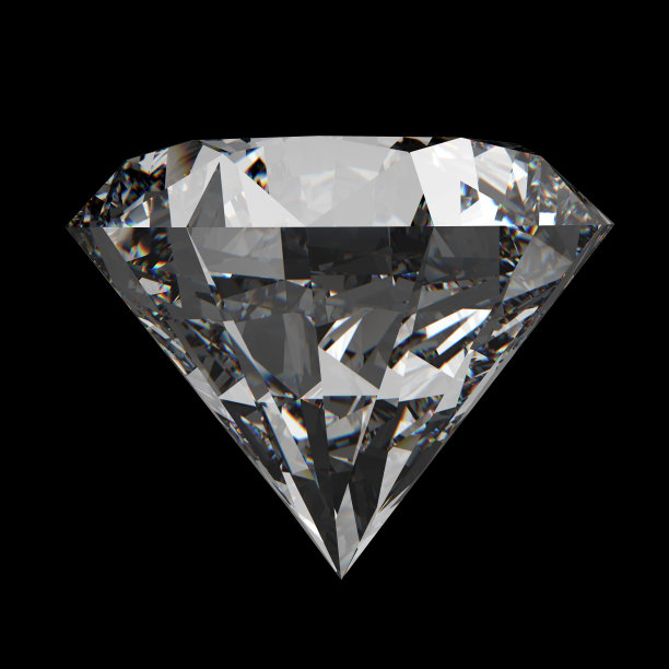 黑色表面的钻石图片下载