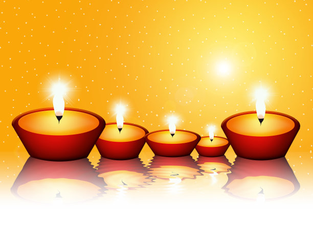 浮动蜡烛图片下载