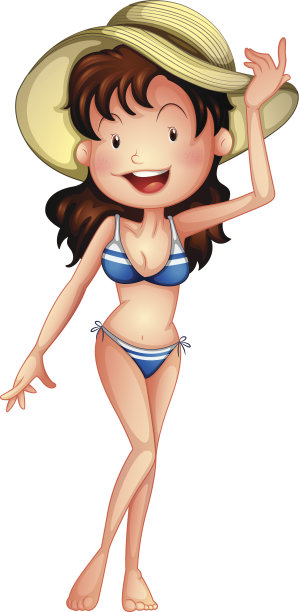 穿着泳衣的女士图片下载