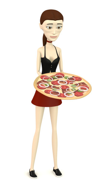 披萨卡通人物图片下载