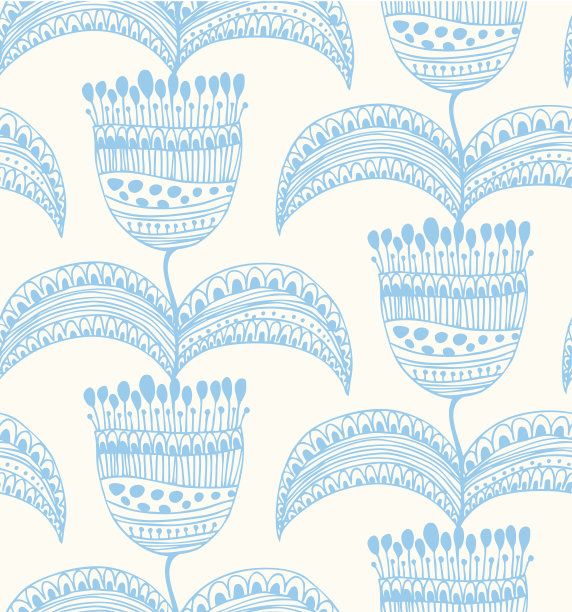 花的美丽无缝图案图片下载