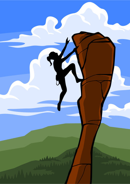 攀岩者图片下载