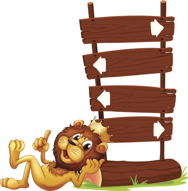 箭牌上有一头狮子图片下载