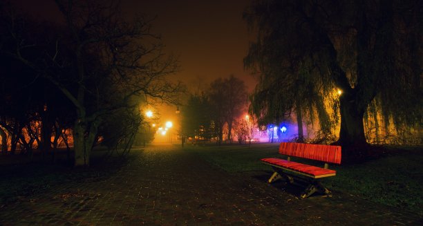 城市中的雾图片下载