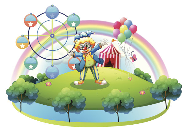 岛上有一个游乐园图片下载