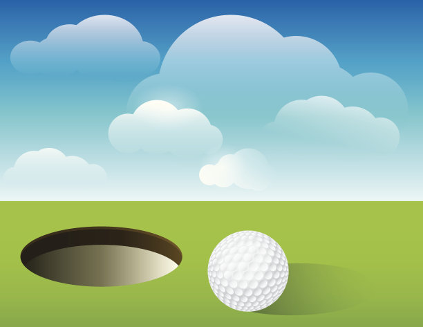 高尔夫背景推杆果岭图片下载