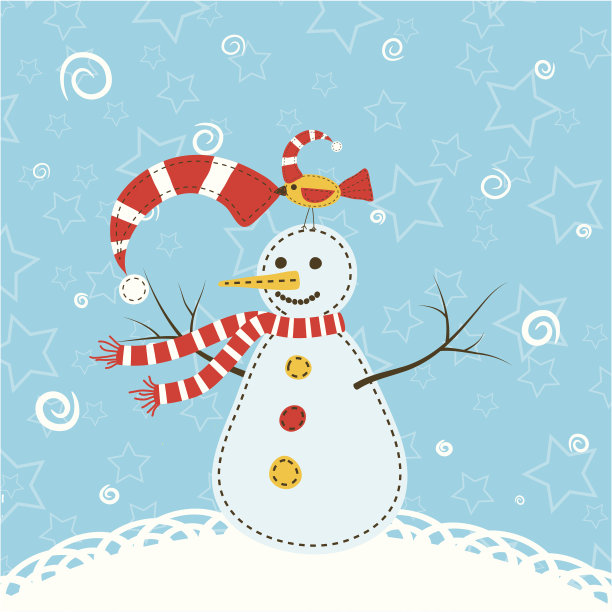 圣诞贺卡模板图片下载