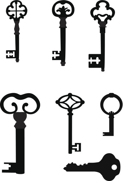 钥匙轮廓图片下载