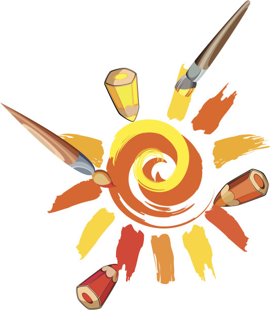 画出太阳图片下载