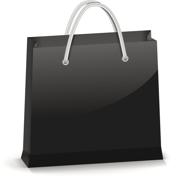 黑色购物袋图片下载