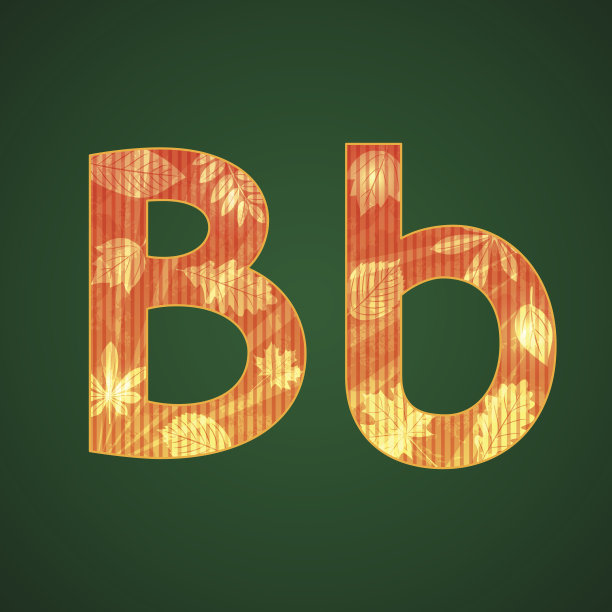 字母B代表秋季主题图片下载