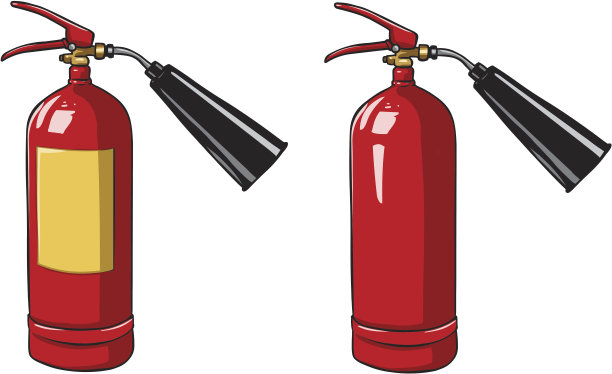 红色矢量灭火器图片下载