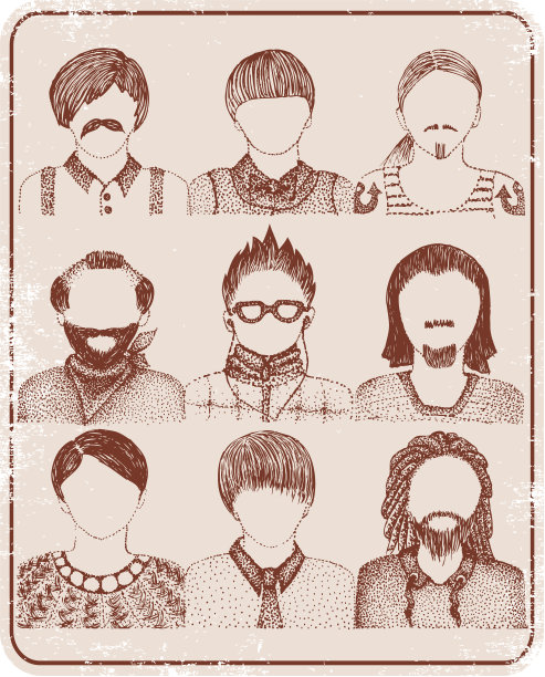 随意的个人风格。图片下载