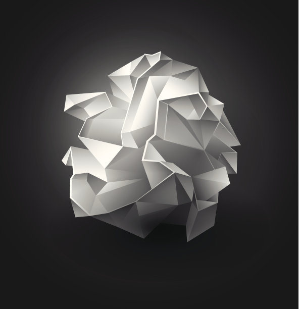 皱巴巴的纸球图片下载