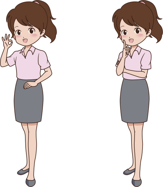 两个年轻的女商人图片下载