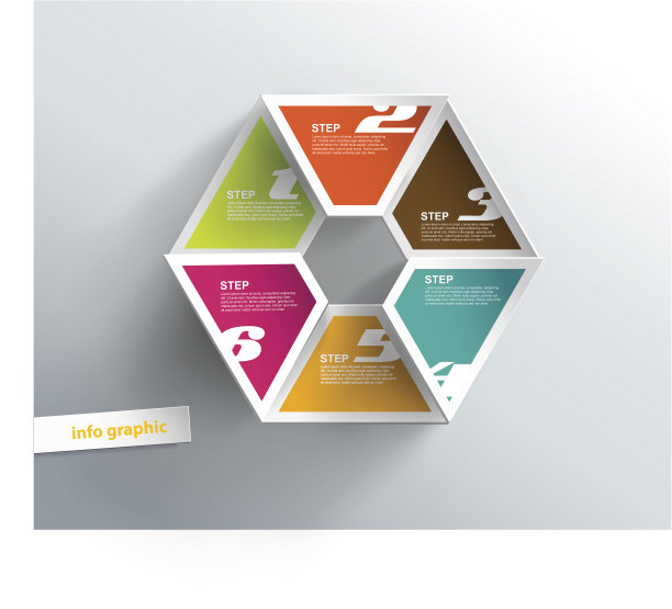 六张带数字和位置的卡片。图片下载