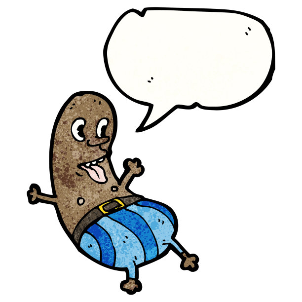 手绘卡通人物与对话气泡图片下载