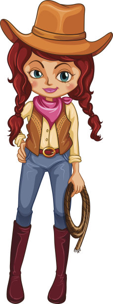 女牛仔图片下载