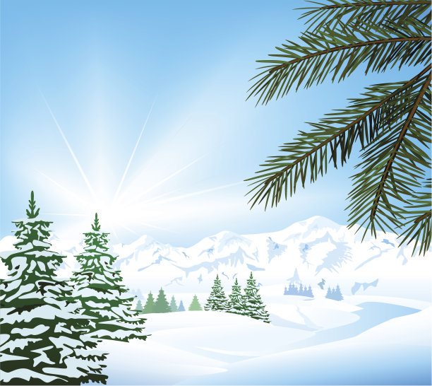 冬天的背景图片下载