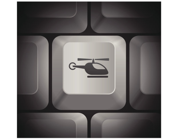 直升机图标上的电脑键盘图片下载
