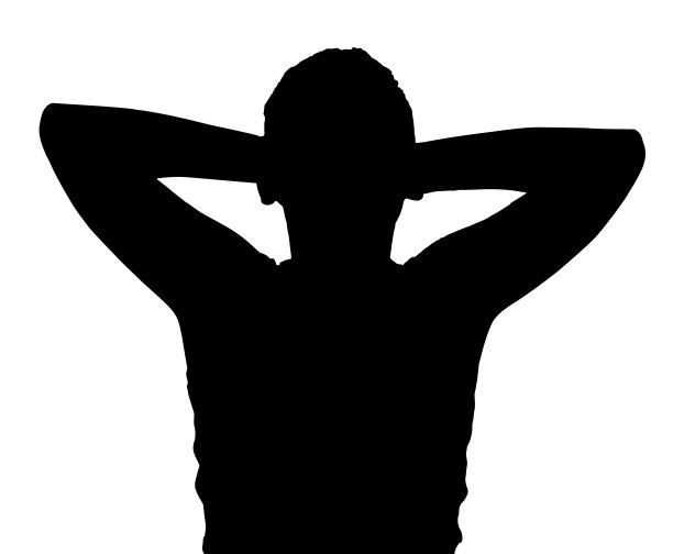 孤立的男孩姿势放松图片下载