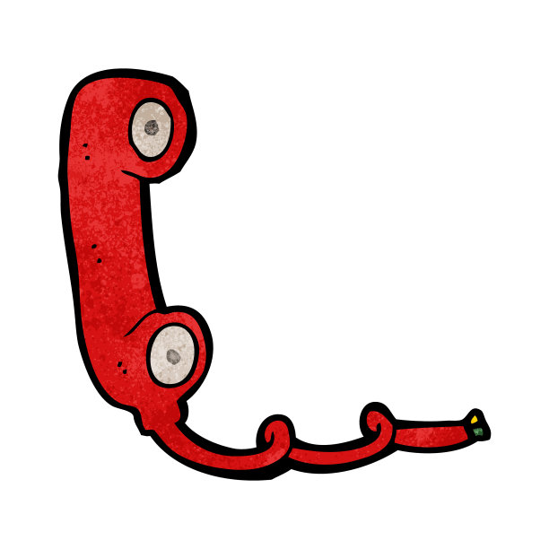 卡通复古电话接收器图片下载