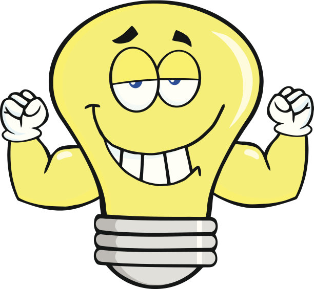 手臂肌肉的灯泡图片下载