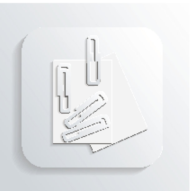 回形针图标矢量图片下载