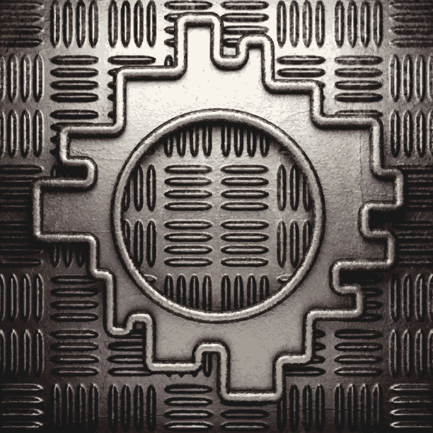 金属墙面背景图片下载