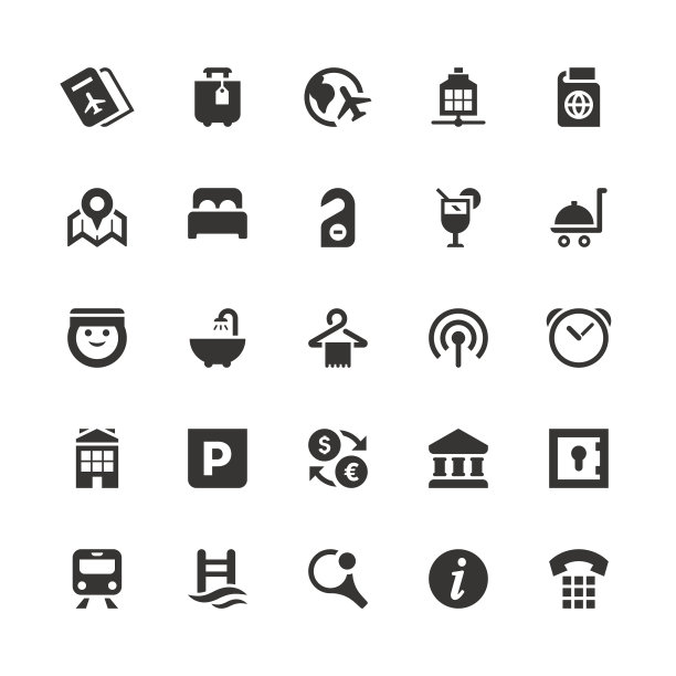 商务旅行图标图片下载