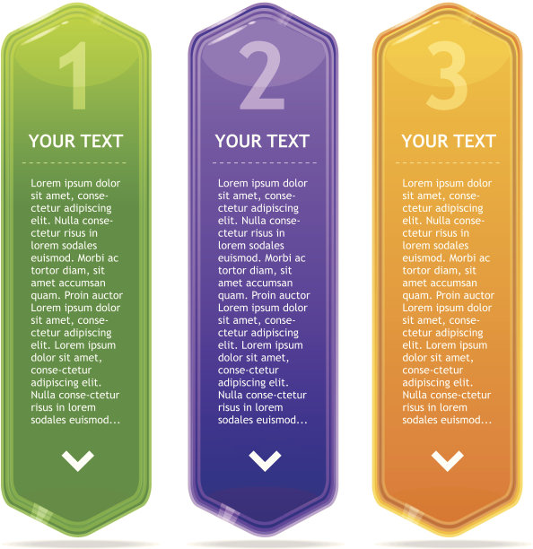 色彩斑斓的文本框图片下载