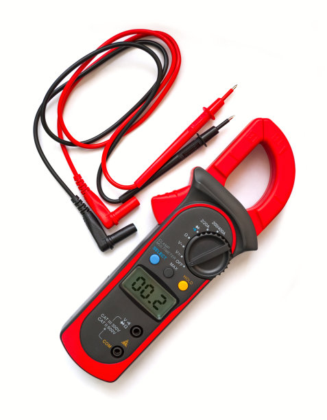 万用表，测试仪隔离在白色背景上图片下载