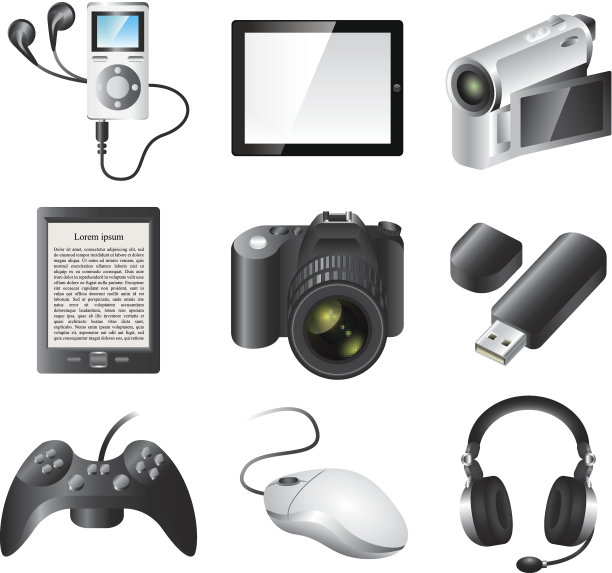 电子器件向量集图片下载